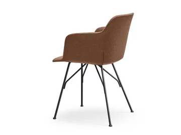 DEEP COVER - Chair with armrests by Quinti Sedute - view 2